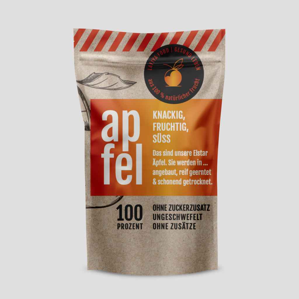 getrocknete Apfelchips