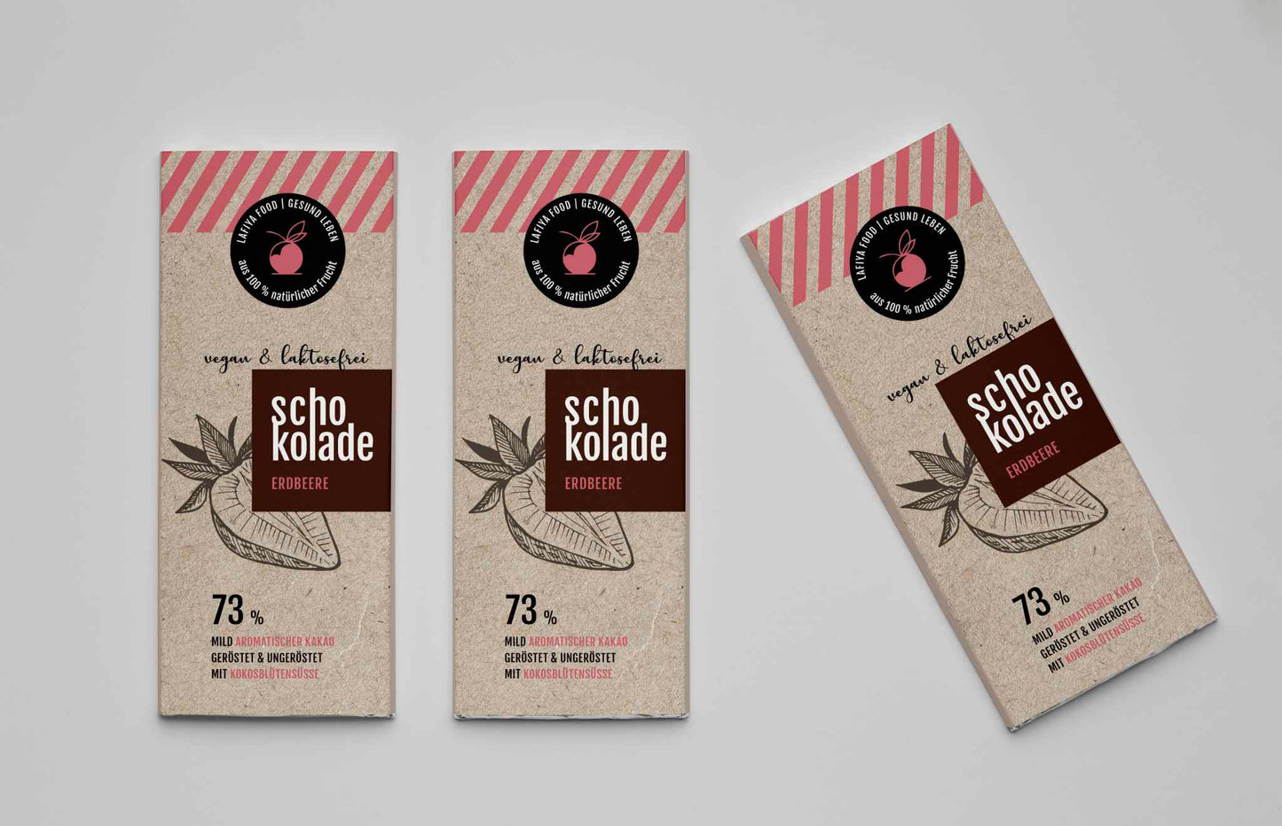 Schokolade Erdbeere Bio