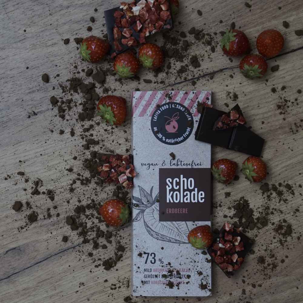 Schokolade Erdbeere Bio