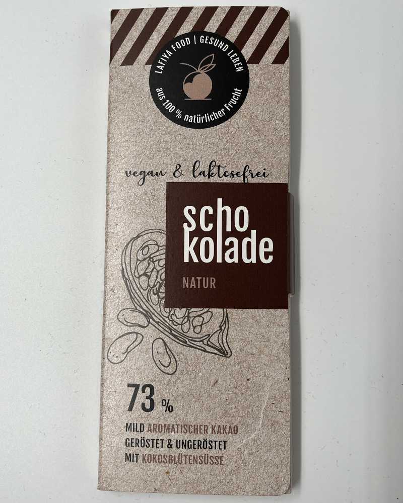 Schokolade Natur Bio